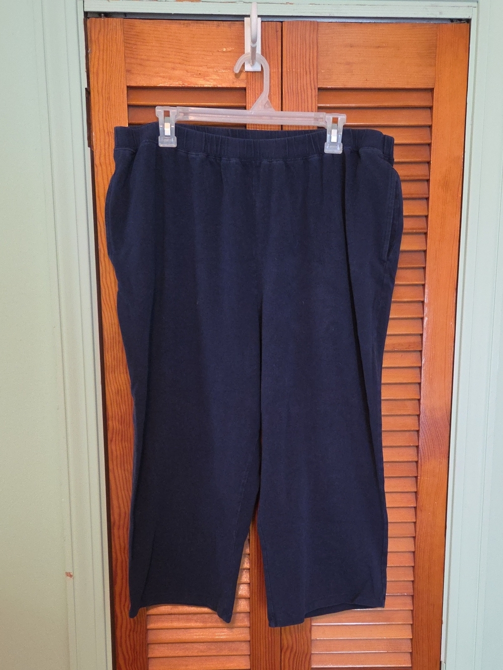 Catherines Navy Blue Capris